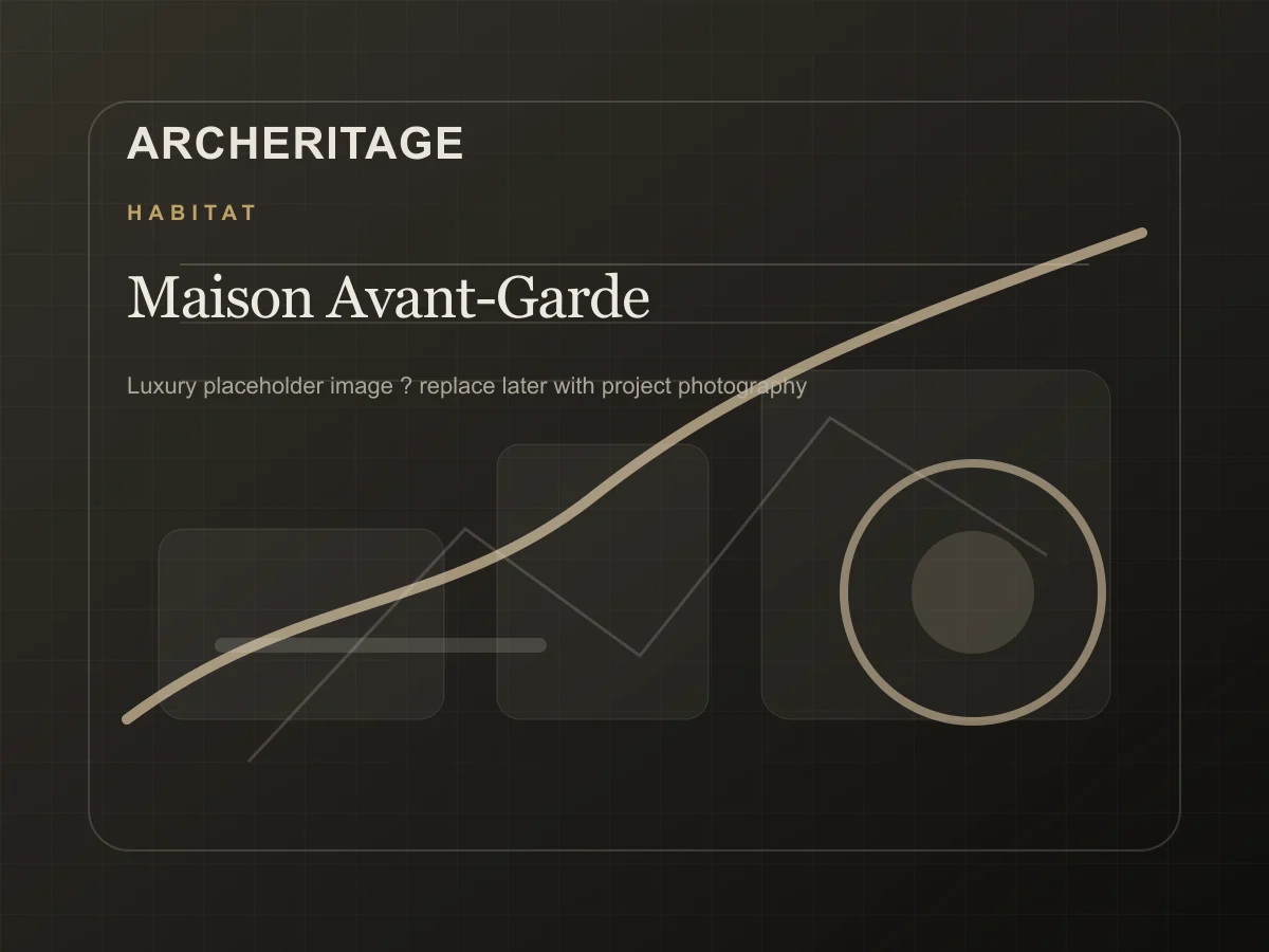 Maison contemporaine avec ouvertures généreuses